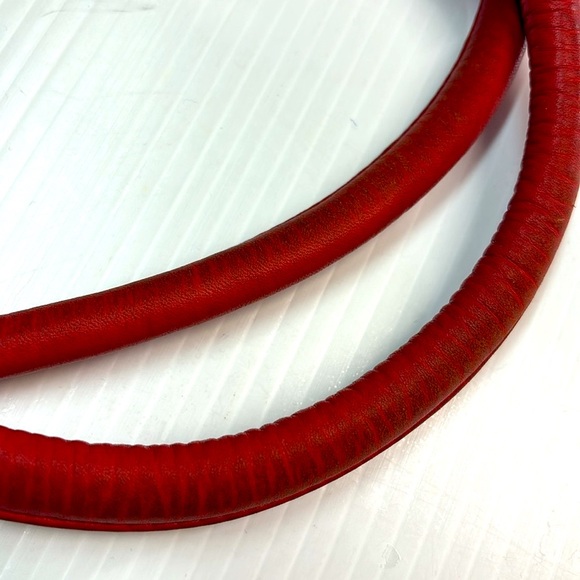 Cole Haan Women’s Genuine Leather Satchel in Coral Red - Picture 15 of 16